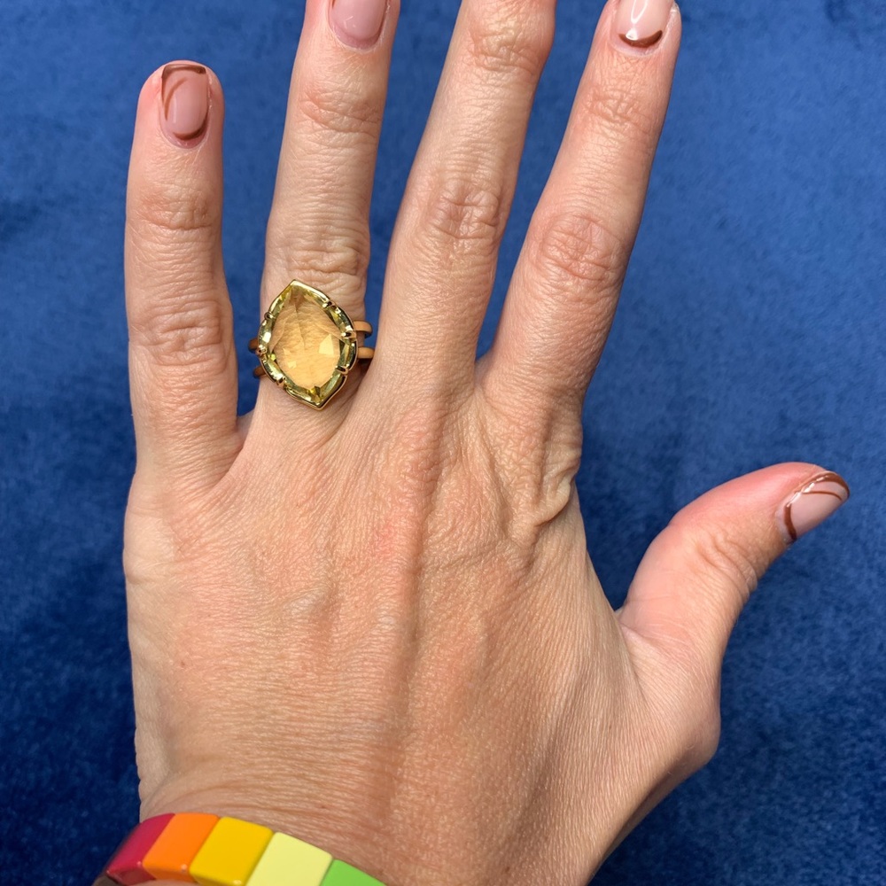 Adjustable jewel ring